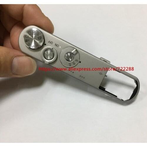 Repair Parts For Panasonic Lumix GM1 DMC-GM1 Top Cover Case Assy Shutter Button Mode Dial Silver VYK6S97
