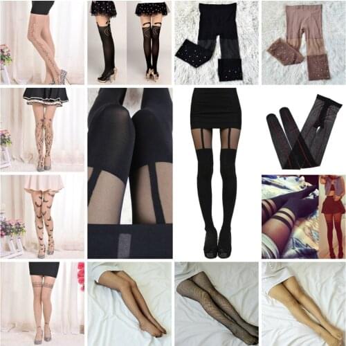 Women Transparent Slim Pantyhose Summer Lady Fashion Nightclub Tights Stay Up Thigh High Stockings Pantyhose