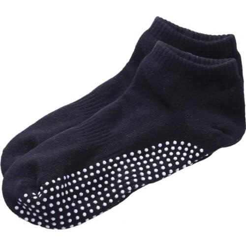 Soft And Breathable Outdoor Sports Equipment 1 Pair Yoga Breathable Sweat Absorption Cotton Anti-slip Unisex Socks For Yoga