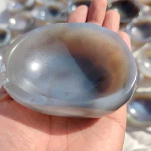 1pcs Natural crystal agate bowl agate Ashtray crystal ashtray home decoration stones and minerals Healing crystals