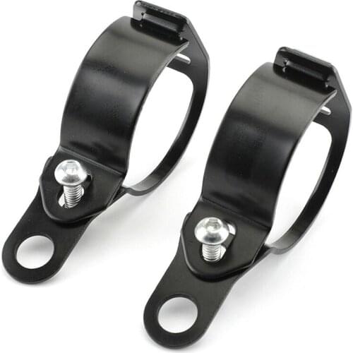 2pcs/set Motorcycle Turn Signals Relocation Fork Clamps Bracket Mount Light Holder Lamp Brackets