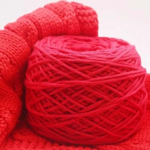 200g/ball Solid Color Pure Acrylic Fiber Classic Hand Knitting Thick wool For Hand Knitted Scarf Sweater Soft Coarse Wool