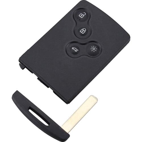 4 button remote key blank shell case for Renault