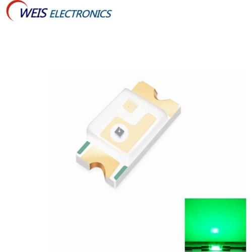 4000PCS 0603 GREEN LED 1608 SMD TRUE GREEN LIGHT BEADS 520-525nm 3.0-3.2v 20mA 400-500mcd 120° Wholesale good quality lamp