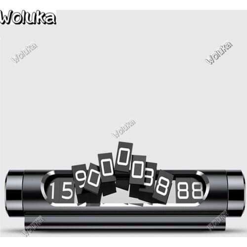 Aviation aluminum alloy temporary parking number plate shift car telephone plate shift high-grade automotive supplies CD50 Q06