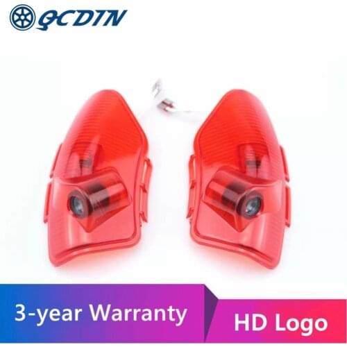 QCDIN Car HD Logo Door Projector Light LED Welcome Shadow Light For K5 First Gen 2010-2015 OPTIMA TF (3th Gen) 2010-2015