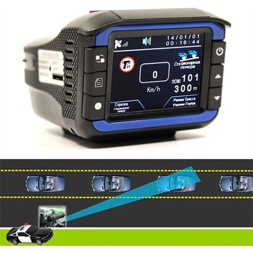 720P HD Dash Cam Car 2 In 1 Anti Laser Radar Detector Dvr Dash Cam DVR Camera Recorder 2.0 inch Screen 140 Degree Dashcam