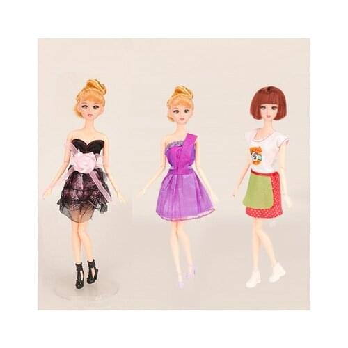 Barbies Latest Fashion Princess Dress Suit Doll Clothes Accessories For 30 Cm Barbies Dolls Gift(excluding shoe