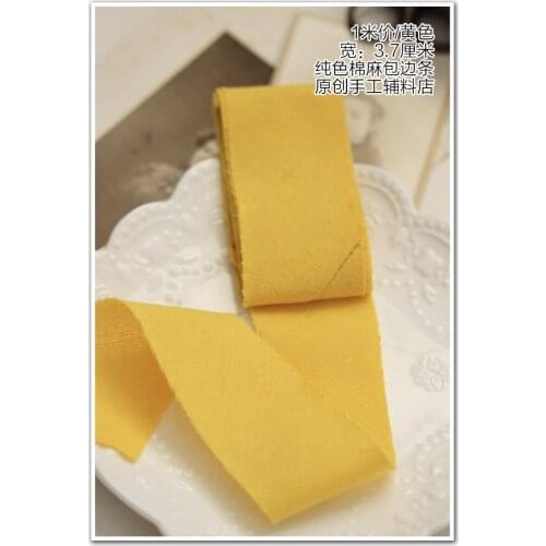 Dailylike Cotton Ribbons Cotton Strips Fabric Ribbon Patchwork Textile for Wrapping Fabric Edges Sewing Fabric DIY Gift Wrapping