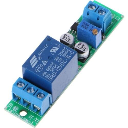 DC 12V Signal Trigger Delay Turn Off Delay Timer Switch Relay Module 0-25s