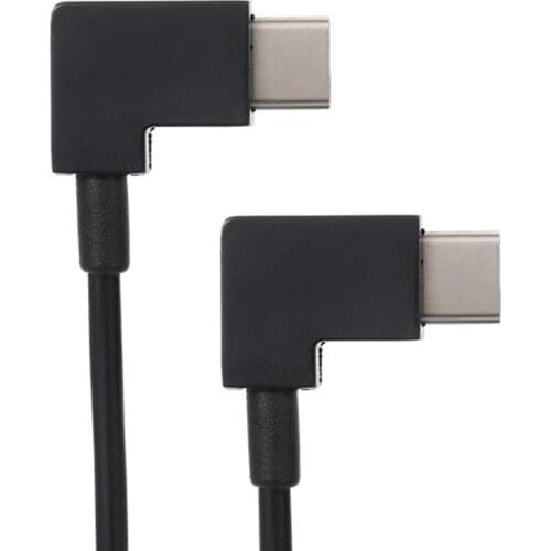 90 Degree right angle USB3.1 Type-c male to right angle Type-c male data cable 30cm for FPV DJI Mavic Pro Platinum Accessories