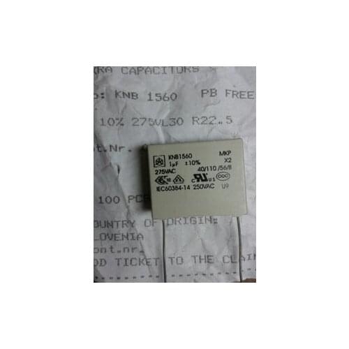 10PCS 100% Home furnishingsSafety capacitor KNB1560 1UF 275V 105K 250V