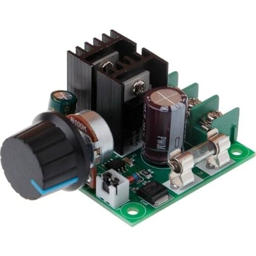 1PC 9V-50V 10A PWM DC Motor Speed Controller with Knob Adjustable Speed Regulator