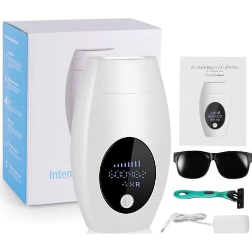 600000 flash professional permanent IPL Laser Depilator LCD laser epilator Photoepilator women painless hair remover machine