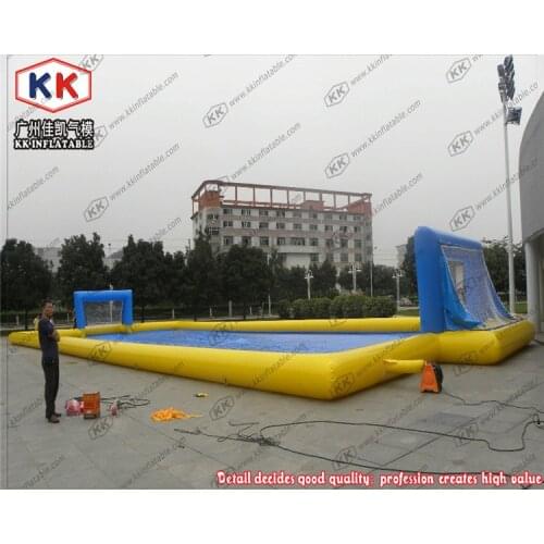 Soap Water Football Field Inflatable Soccer Field for Sale