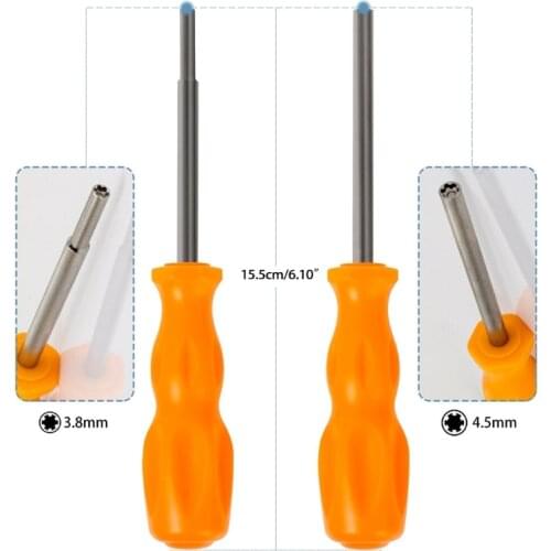 2021 New 3.8mm & 4.5mm Security Screwdriver Compatible with Virtual Boy Opening Nin-tendo Consoles & Game Cartridges