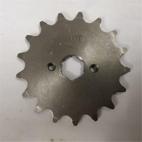 Front Engine Sprocket 520# 17 Teeth 20mm For 520 Chain With Plate Locker Motorcycle Dirt Bike PitBike ATV Quad Parts