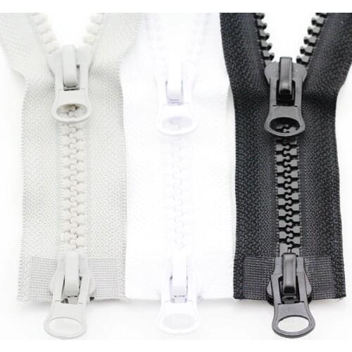 8# 15/20/70/80/90/100/120/150/200/300/400/500 cm resin zipper open-end/close-end auto lock tent for sewing zippers