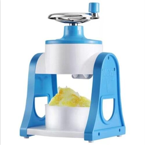 Portable Manual Ice Crusher Shaver Hand Ice Crank Kids Shredding Snow Cone Ice Cream Maker Machine Kitchen Tools Home