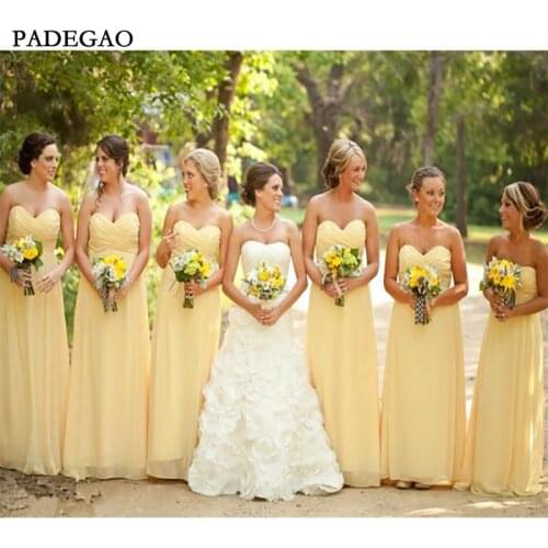 Simple A-Line Long Bridesmaids Dresses Sleeveless Customized Spring Honor Of Maid Junior Bridesmaids Prom Custom Made