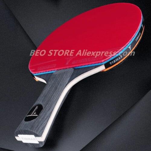 TIBHAR Table Tennis Racket 6/7/8/9 Stars All-round pipmles in Ping Pong Rackets blade with sponge