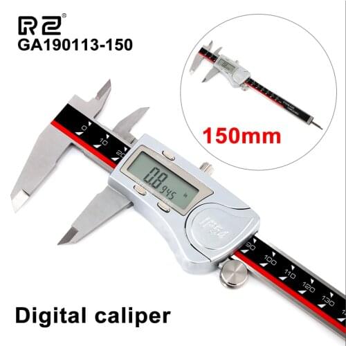 RZ Vernier Caliper Metal Electronic Digital Caliper Stainless Steel High Quality 0-150mm LCD Digital Professional Calipers Tool