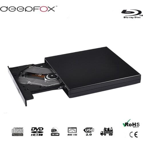 Bluray Drive USB 2.0 External Optical Drive DVD Burner BD-ROM Blu-ray Player Portable CD-RW For Laptop Computer