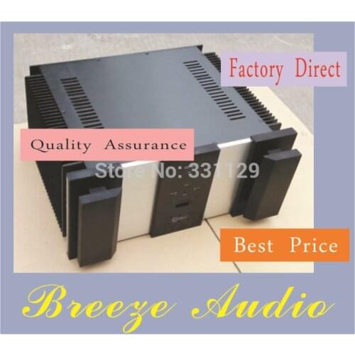 Breeze audio A-50S class A power amplifier aluminum chassis (aluminum enclosure)