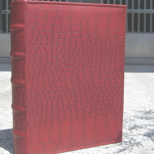 Crocodile Skin Pu Leather Vintage Photo Album for 200 Photos of 6 Inch 4D Family/Wedding / Graduation /birthday Gift Photo Album