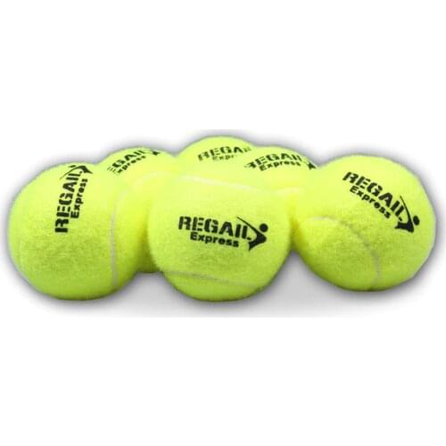 High Quality Tennis Ball for Training 100% Synthetic Fiber Good Rubber Competition Standard Tennis Ball 1 Pcs Low Price on Sale
