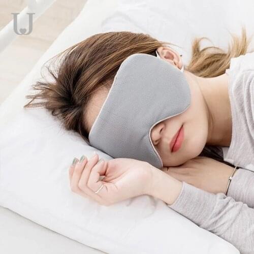 Youpin Jordan&Judy Blackout Eye Mask Shading Sleep Relief Eye Fatigue Double-sided Available Breathable Ice Silk Eye Patch