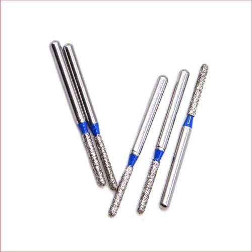 100 pcsbag 1.6mm Dental High Speed Burs High Speed Handpiece Turbine Diamond Burs Diamond Polishing Tooth Preparation bur