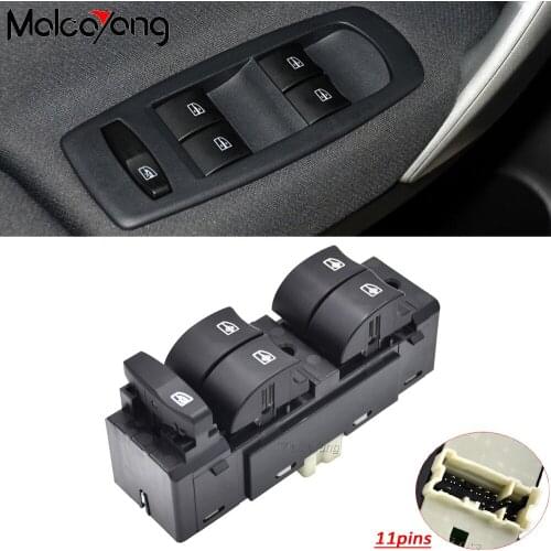 25401-JY40B 11Pins Brand New Driver Side Electric Power Master Window Switch Button For Renault Koleos 2008-2016 25401JY40B