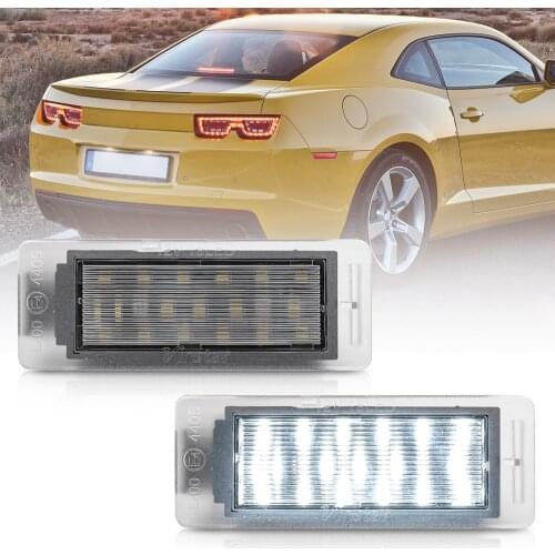 2x LED Licence Number Plate Light for Opel Vauxhall Mokka Insignia Sports Tourer VXR8 for Chevrolet for GMC for Cadillac XTS SRX