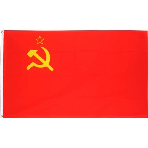 3x5 Fts Red Revolution Union of Soviet Socialist Republics USSR CCCP Flag 90x150cm