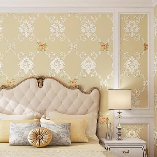 Beibehang flower wall paper brief modern sofa background wall wallpaper for walls 3 d Living Room Bedroom papel de parede 3d