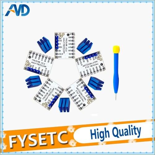 50X TMC2130 V1.1 For SPI Function Stepstick Stepper Motor Driver with Heat Sink Ultra-silent VS TMC2100 TMC2208 TMC2130 V1.0