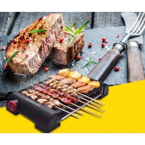 Electric Barbecue Electric Grill Griddles BBQ Gill Outdoor Camping Traveling Smokeless Non-Stick Tabletop BBQ Cooking Stove
