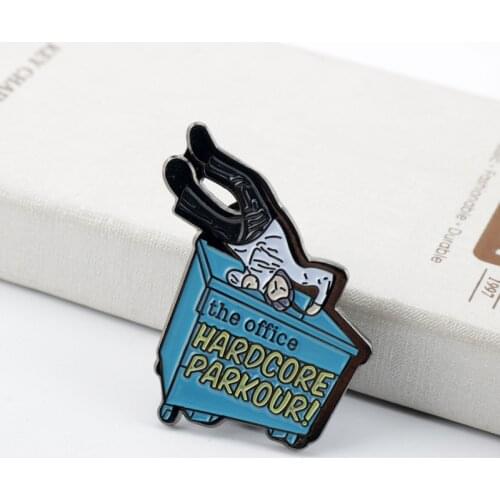 Enamel Funny Office Pins Cute Anime Metal Cartoon Brooch Backpack Hat Bag Collar Lapel Badges Men Women Jewelry Gifts