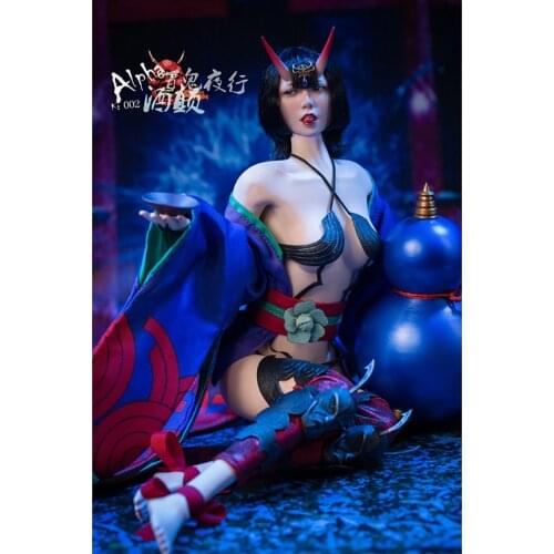 K002 Jiudun Boy Hyakki Yakou Jiudian 1/6 Scale Female Soldier Action Figure Model 12'' Collectors Edition Toy Figure In Stock