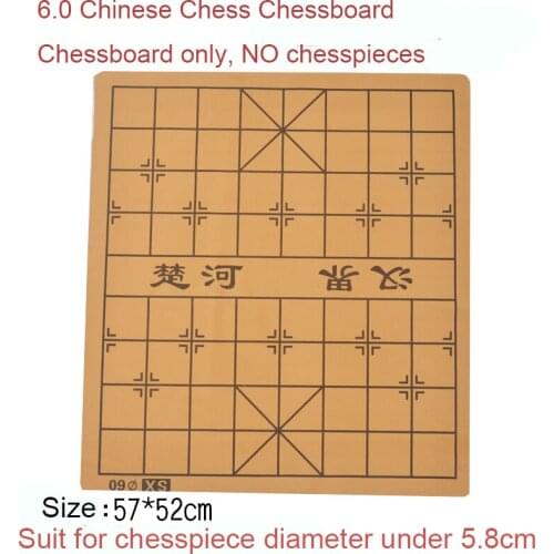 Chinese Chess Chessboard Go Chess board PU Leather Velvet Chessboard Cloth Checkerboard