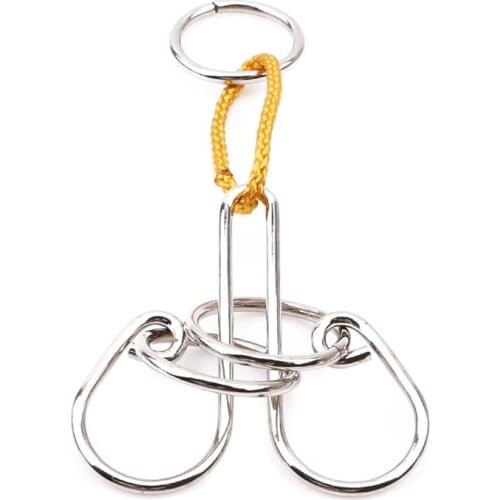 Classic Metal String Rope Puzzle Logic Mind Brain Teaser Game Toys For Adults Kids Learning Puzzle Early Education