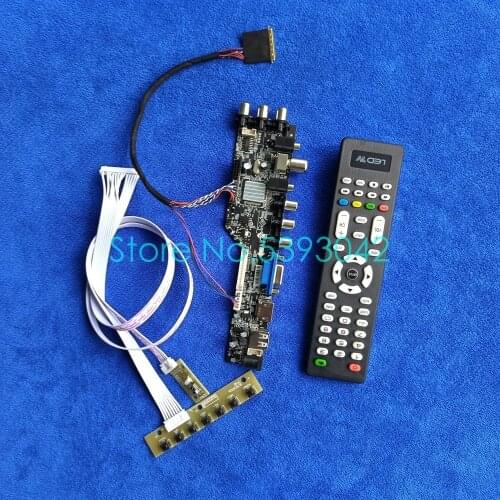 Fit LP173WF1 (TL)(B4)/(TL)(B5)/(TL)(B6) 40Pin LVDS signal digital 1920*1080 LCD screen DVB VGA USB 3663 controller card kit