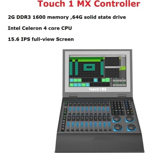 Touch 1MX DMX Console Moving Head Light Controller Stage Lighting Effect Disco Light DMX Console Professional Dj Light Projector