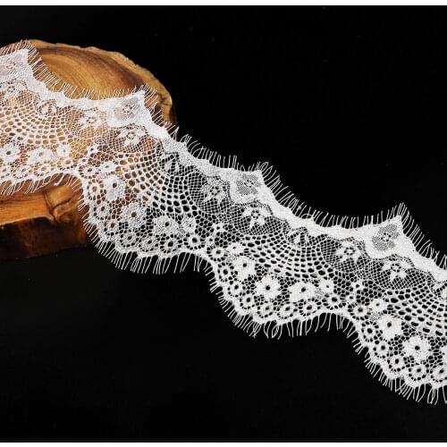 3yards 95mm lace fabric 2019 high qualit flower embroidered Lace trim ribbons DIY Sewing Craft Handmade Wedding Decoration