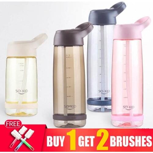 Water Jug Bottles 1000ml 850ML Shaker Leakproof Outdoor Sport Direct Drinking My Bottle Plastic Eco-Friendly Drinkware BPA Free