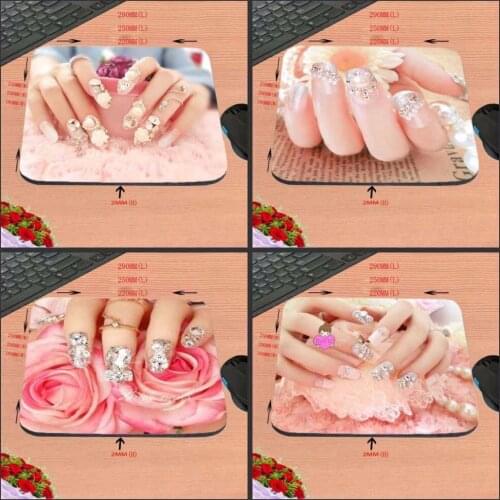 Nice Nails New Arrival New Large Gaming Mouse Pad Mat Gaming Rubber Durable PC Anti-slip Mouse Mat for Optical/Trackball Mouse