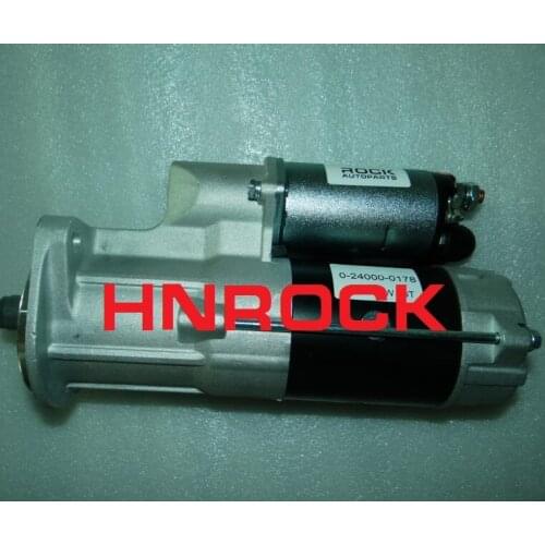 NEW 24V 13T ISUZU 4HK1 STARTER MOTOR 0240000178 0240000148 0240000168 8980540630 0-24000-0178 FOR HITACHI EXCAVATOR ZX200-3