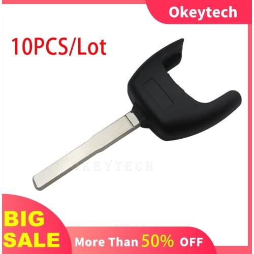 OkeyTech 10PCS/LOT Uncut Blank Key Blade For Ford Mondeo Focus 2 3 Festiva Fiesta Transit Car Accessories Key Blade HU101