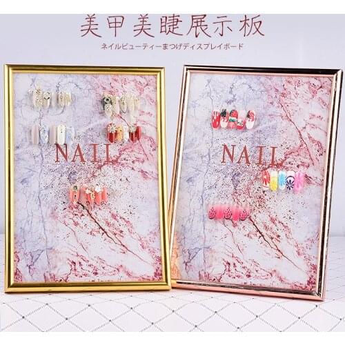 High Quality Hot Selling Nail Display Board Magnetic Removable Eyelash Test Magnetic Stripe Shower Tablet Manicure Nail Art